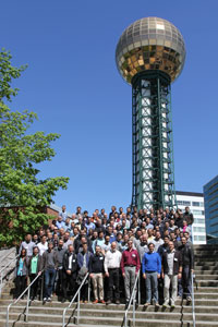 JLESC9 Group in front of Sunsphere