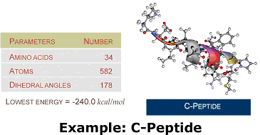 GAc figure 2, Protein prediction of C-Peptide