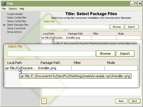 Adding Files