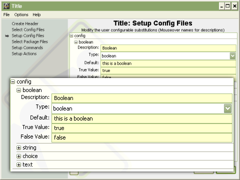 Configuring Substitutions